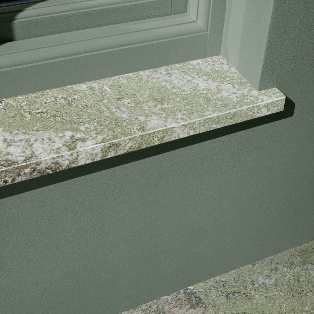 Kolmården marble honed